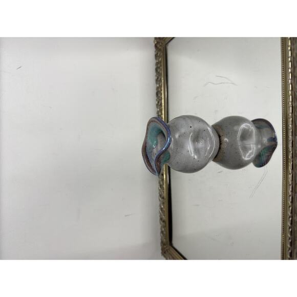 Smokey Mountain Pottery Gatlinburg, TN Pinched Pot Personal Creamer Art Pottery - Picture 5 of 10